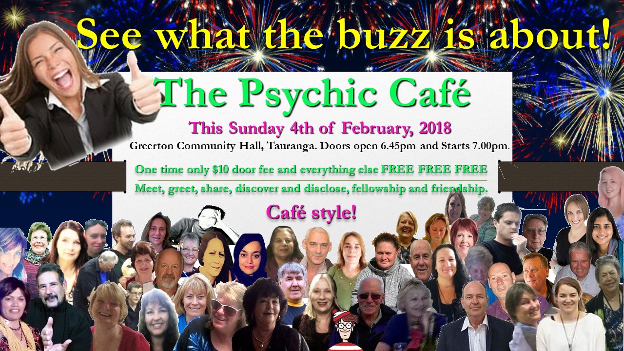 Psychic Cafe Meet - this Sunday, 4th Feb, 2018!!!!!