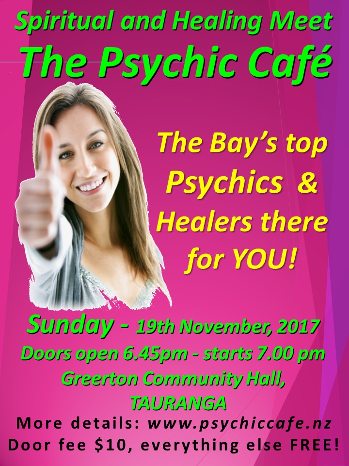 Read more about the article Psychic Cafe is on again this Sunday…yay!!!!