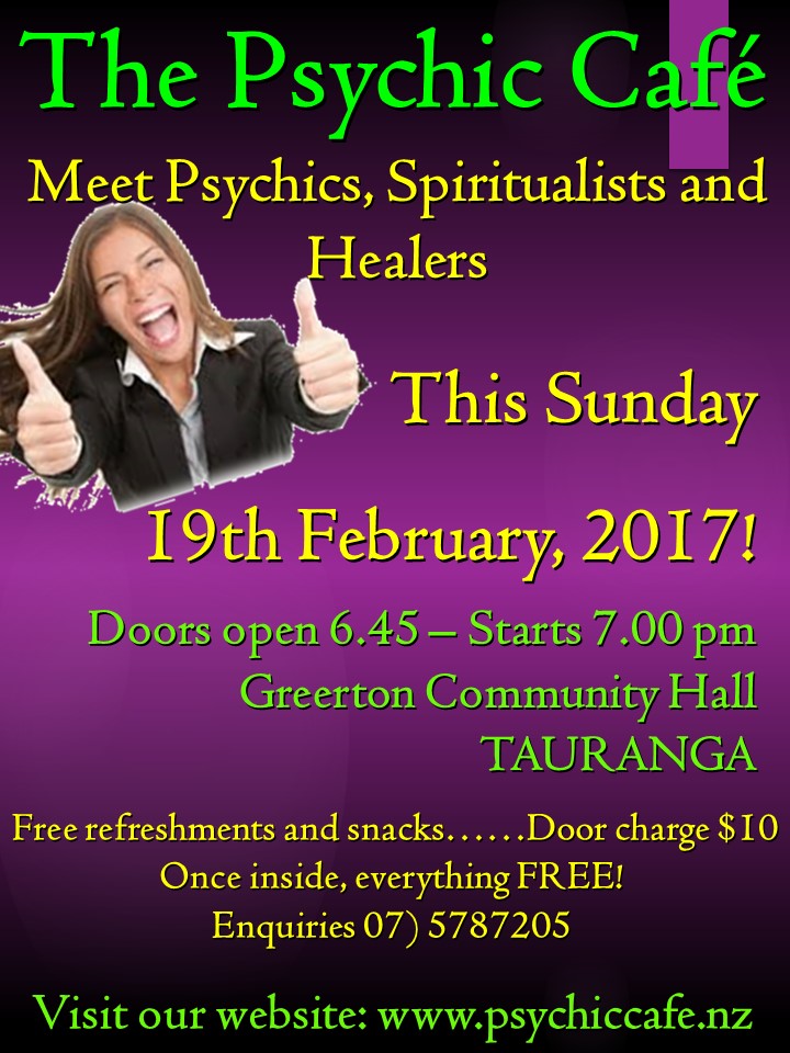 You are currently viewing Psychic Cafe Meets this Sunday 19th February!