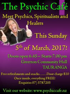 Read more about the article Psychic Cafe Meets this Sunday 5 March yayy!!!