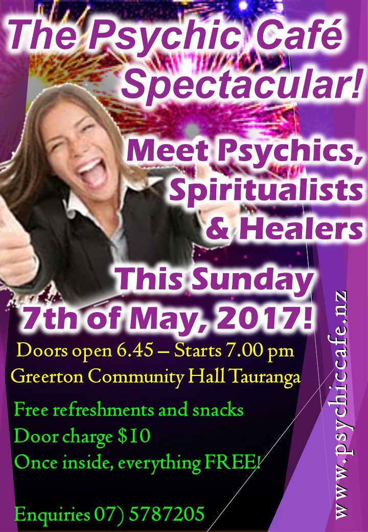 Read more about the article TAURANGA PSYCHIC CAFÉ SPECTACULR!!!!!!!!!!
