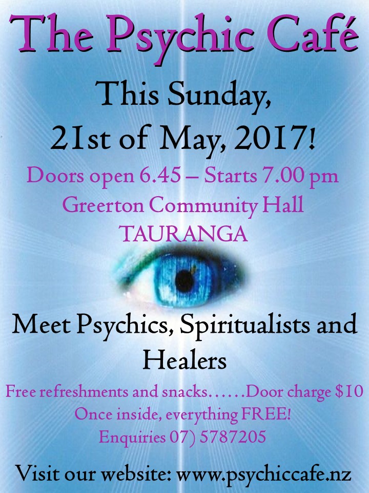 Read more about the article Psychic Cafe Sunday 21st May 2017