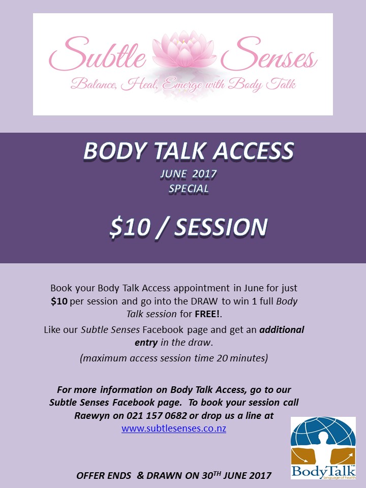 Read more about the article Body Talk Access June 2017 Special