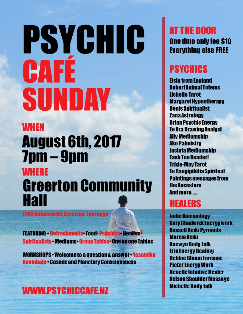 Read more about the article Tauranga Psychic Café Spectacular is on again