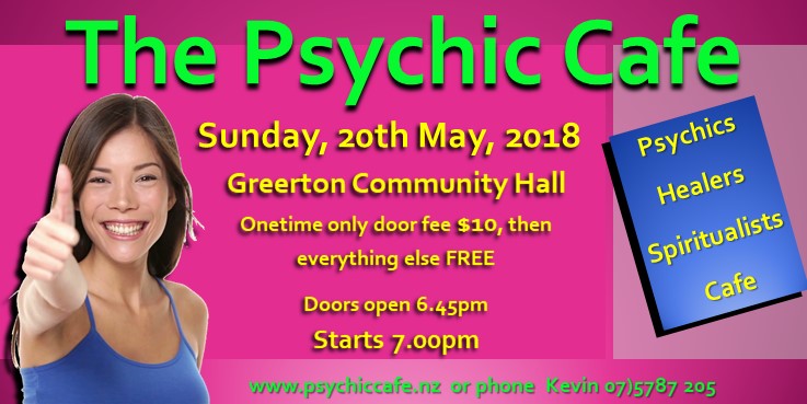 Read more about the article Check out the Tauranga Psychic Cafe this Sunday!!!