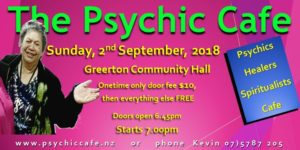 Read more about the article The Psychic Cafe ‘Meet’! 2nd September, 2018