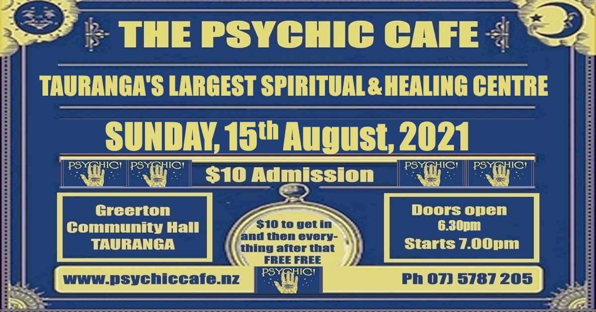 Read more about the article Psychic Cafe this Sunday, today!