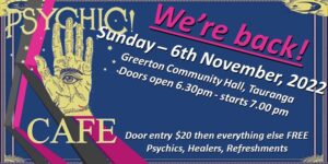 Read more about the article Psychic Cafe next Meet 6th November!!!