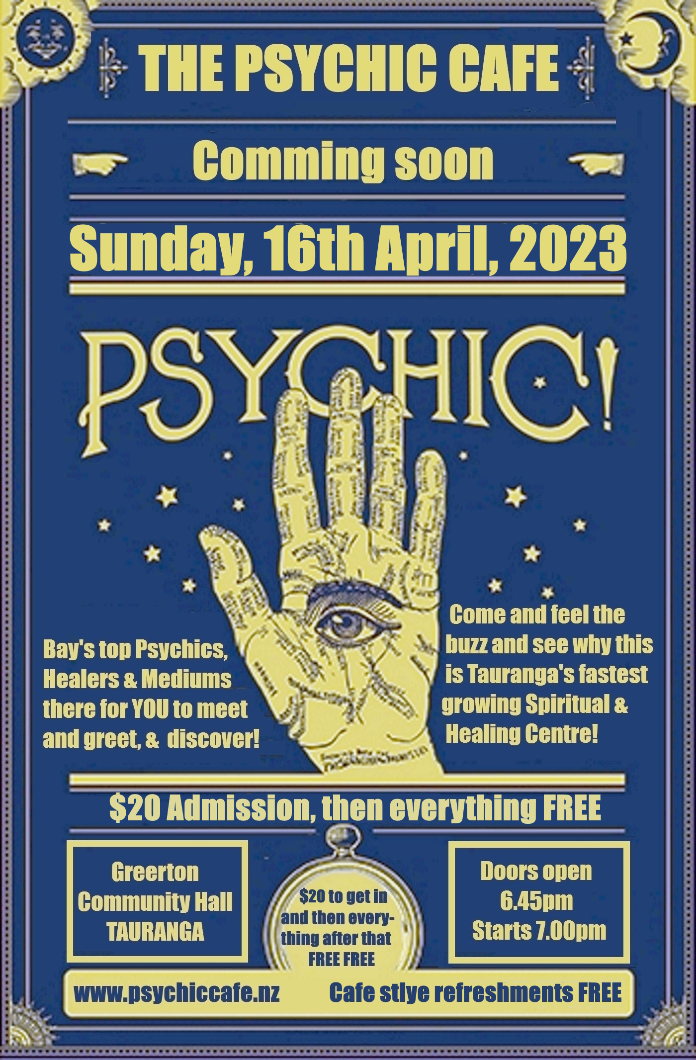 You are currently viewing Psychic Cafe Next Meets 16 April 2023