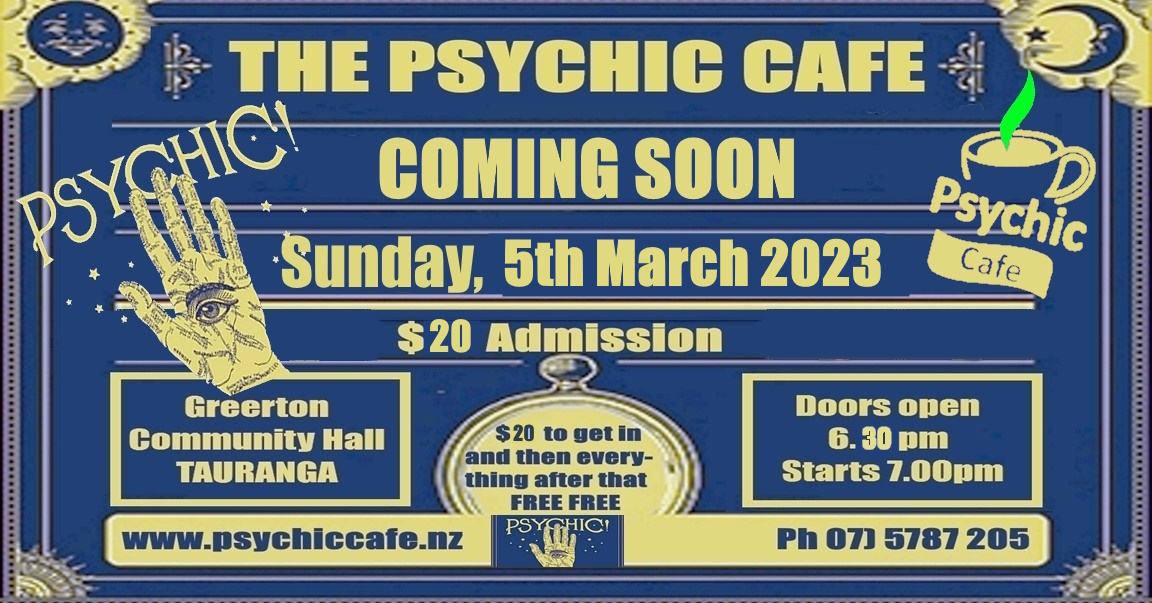 The Psychic Cafe Event March 2023!!!