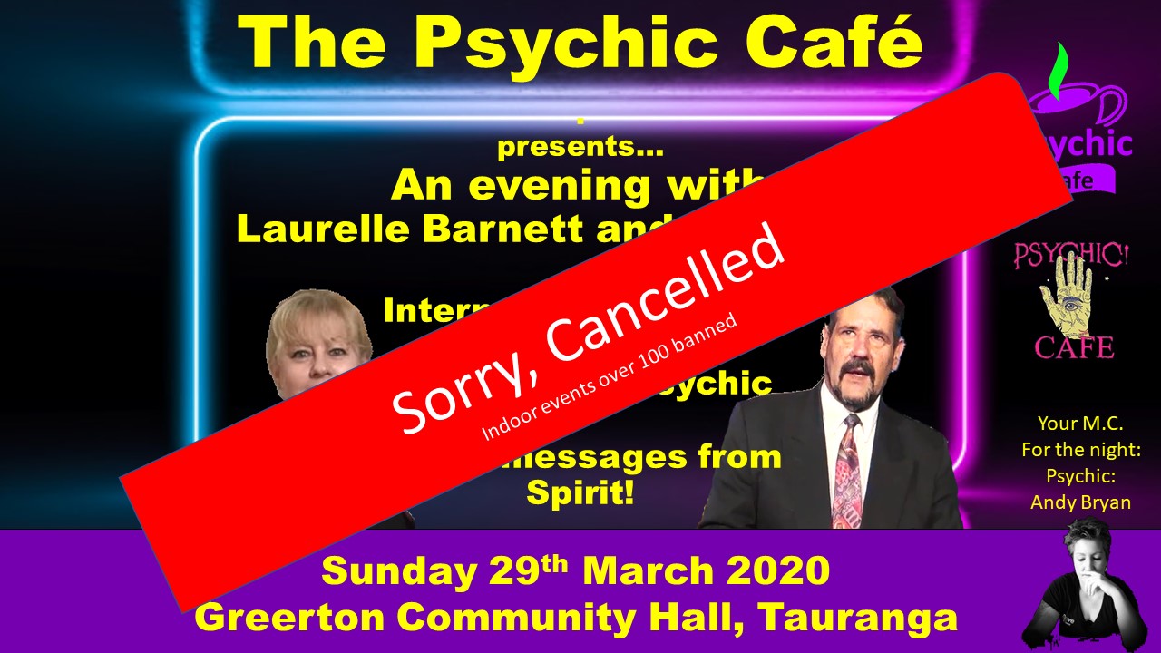 Cancelled an evening with Layrelle Barnett and Kevin Reed