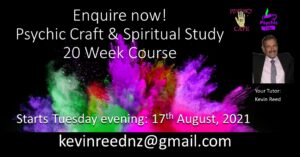 Read more about the article Spiritual Study and Psychic Craft – 20 week course with Psychic Medium Kevin Reed – 40 years experience!