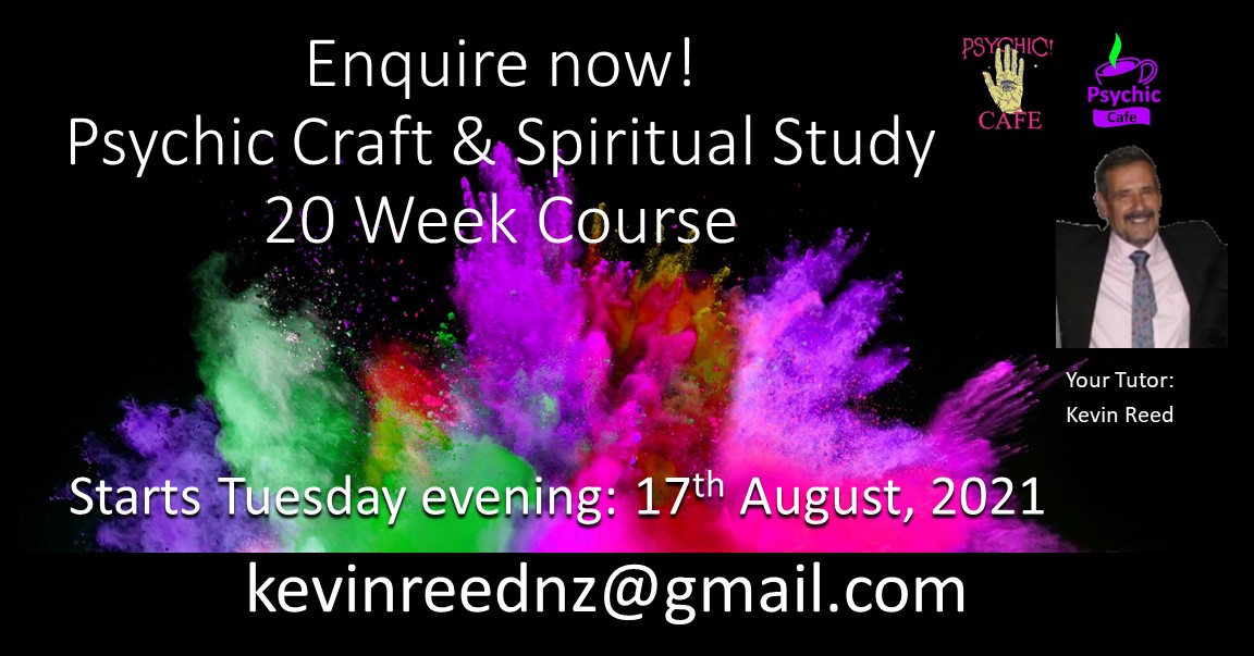 Spiritual Study and Psychic Craft - 20 week course with Psychic Medium Kevin Reed - 40 years experience!