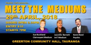 Meet The Mediums April 2018 Event