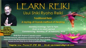 Learn Reiki One 2018 Februay 5