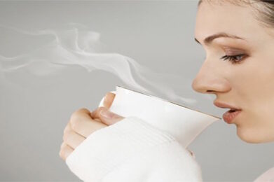 warm water